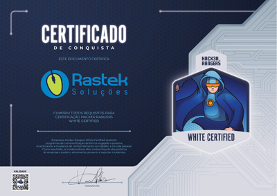 Rastek - Hacker Rangers White Certified