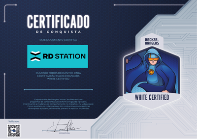 RD Station - Hacker Rangers White Certified