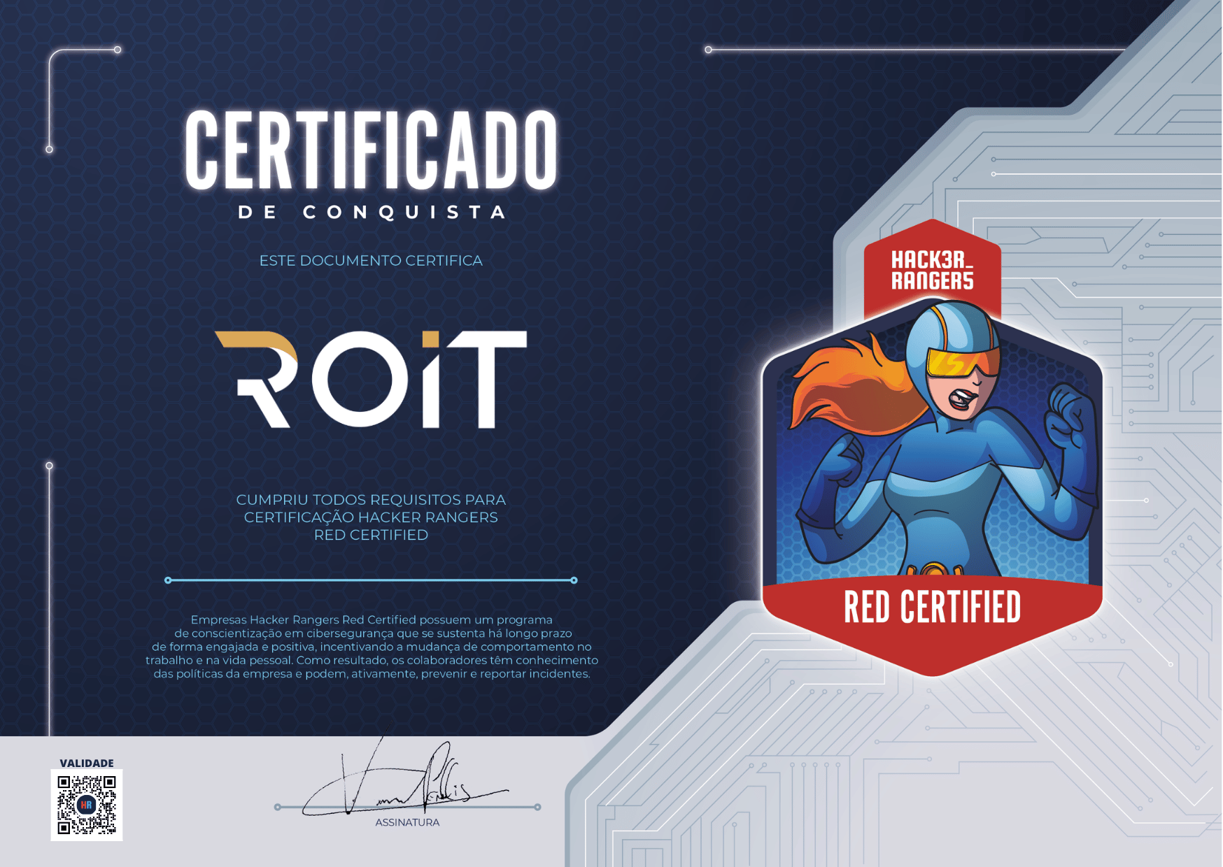 ROIT - Hacker Rangers Red Certified