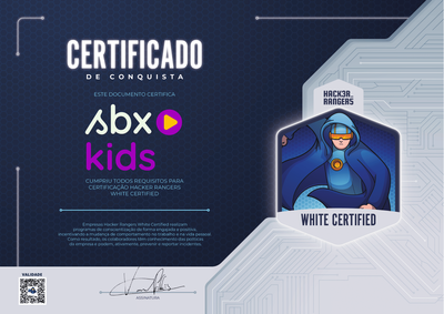 SandboxKids - Hacker Rangers White Certified