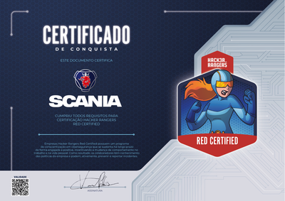 Scania - Hacker Rangers Red Certified