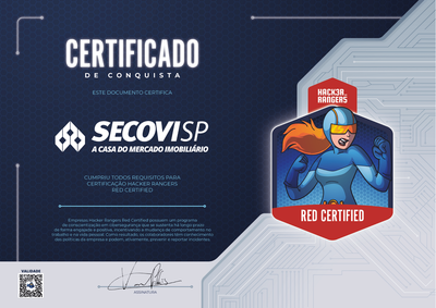Secovi - Hacker Rangers Red Certified