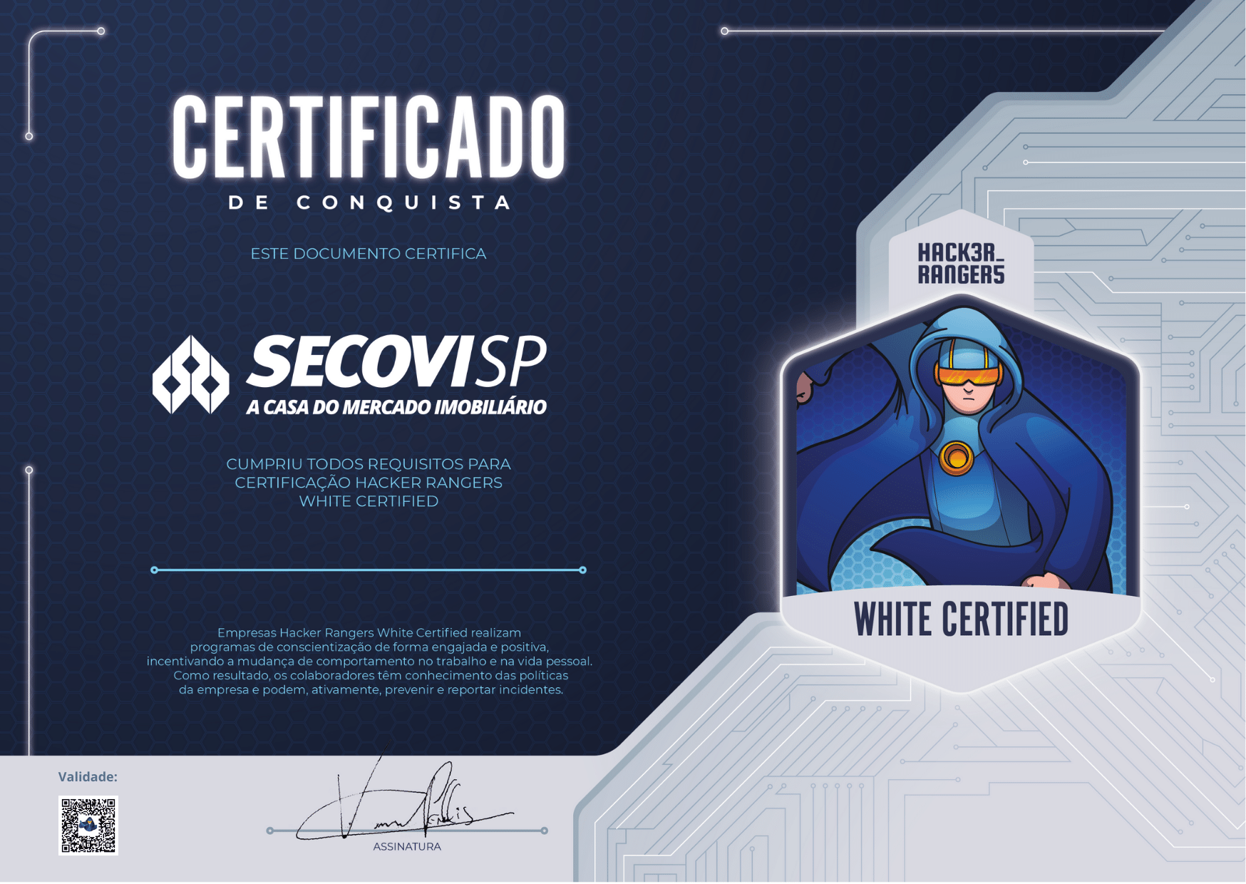 Secovi - Hacker Rangers White Certified