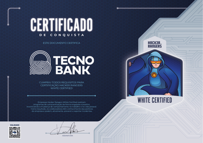 Tecnobank - Hacker Rangers White Certified