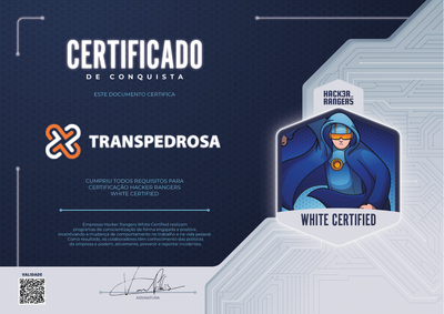 Transpedrosa - Hacker Rangers White Certified