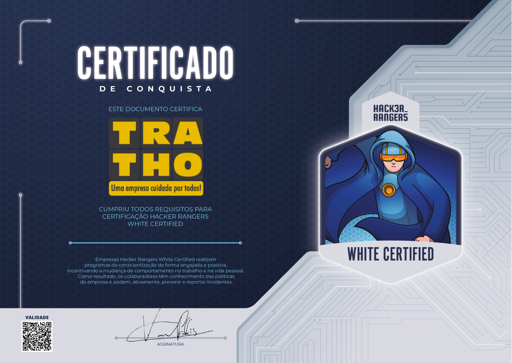 Tratho - Hacker Rangers White Certified