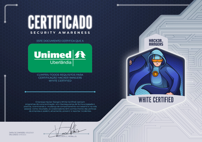 UNIMED UBERLÂNDIA - Hacker Rangers White Certified