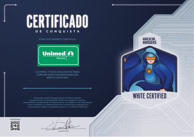 Unimed Maceió - Hacker Rangers White Certified