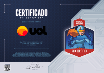 UOL - Hacker Rangers Red Certified