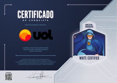 UOL - Hacker Rangers White Certified