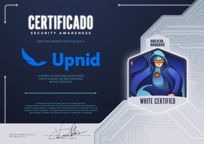 UPNID - Hacker Rangers White Certified
