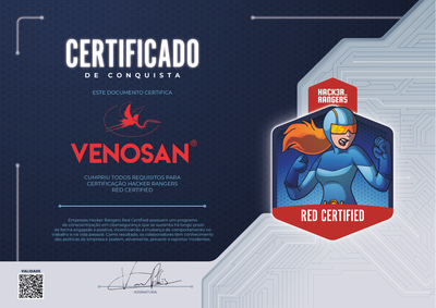 Venosan Brasil Ltda - Hacker Rangers Red Certified