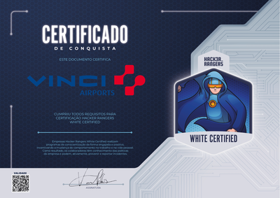 Vinci-Airports - Hacker Rangers White Certified