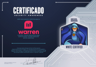 WARREN - Hacker Rangers White Certified