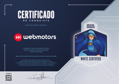 Webmotors - Hacker Rangers White Certified