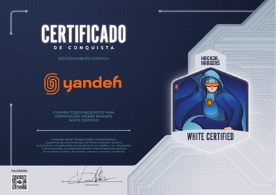 Yandeh - Hacker Rangers White Certified