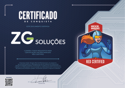 ZG Soluções - Hacker Rangers Red Certified