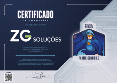 ZG Soluções - Hacker Rangers White Certified