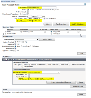 Audit Process Builder