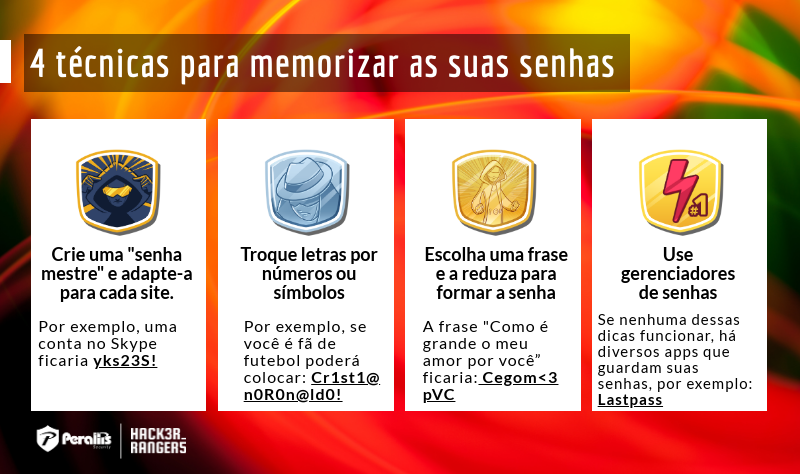 4 Técnicas para memorizar a sua senha